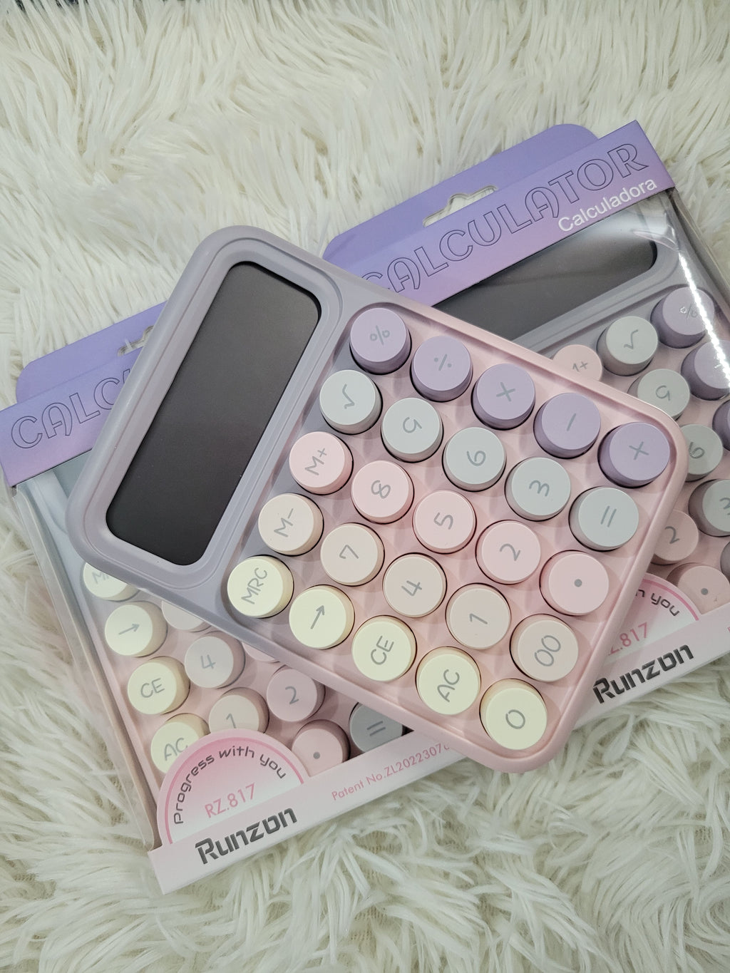 Kawaii 3D Bubble Buttons Calculator