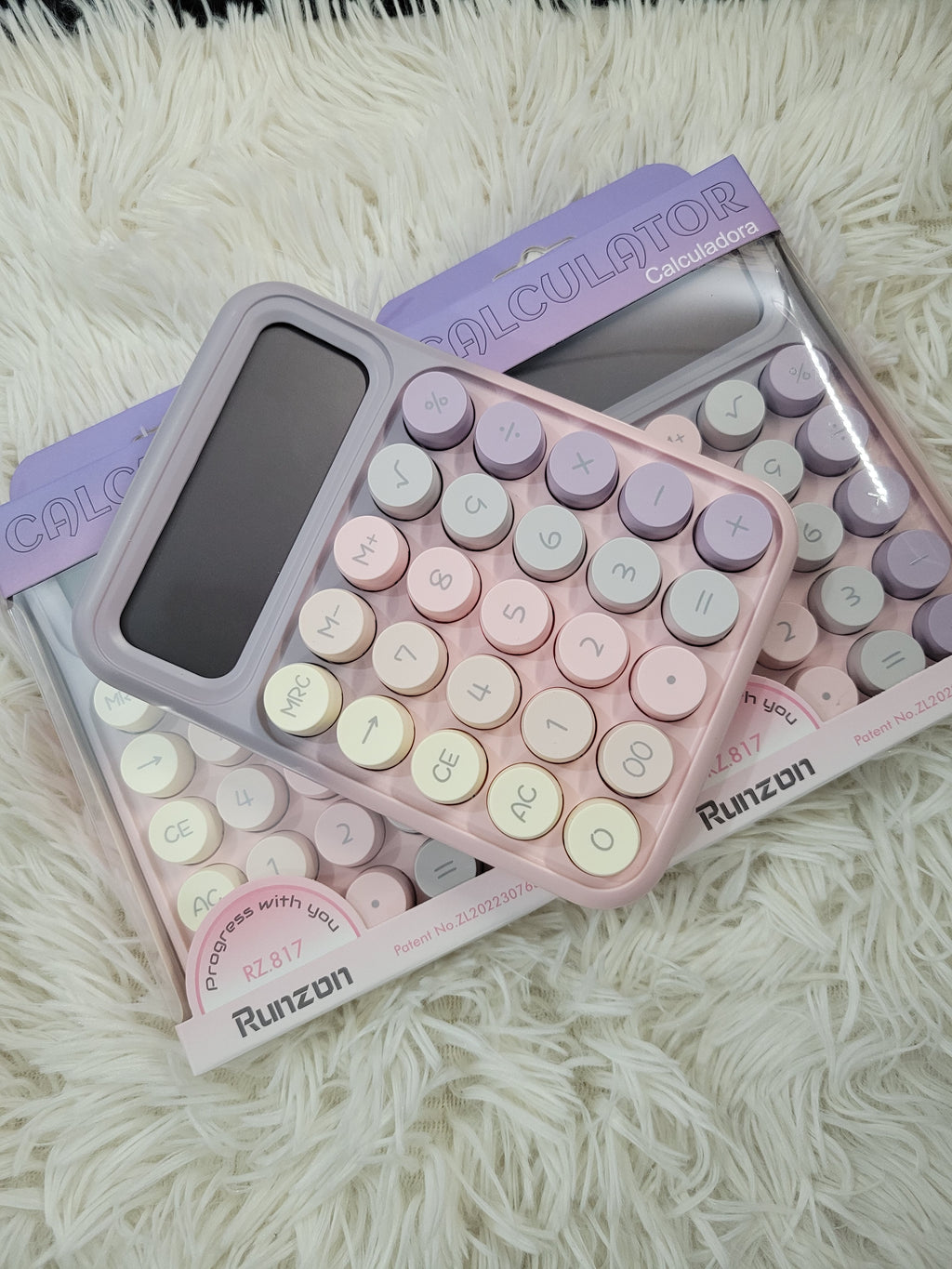 Kawaii 3D Bubble Buttons Calculator