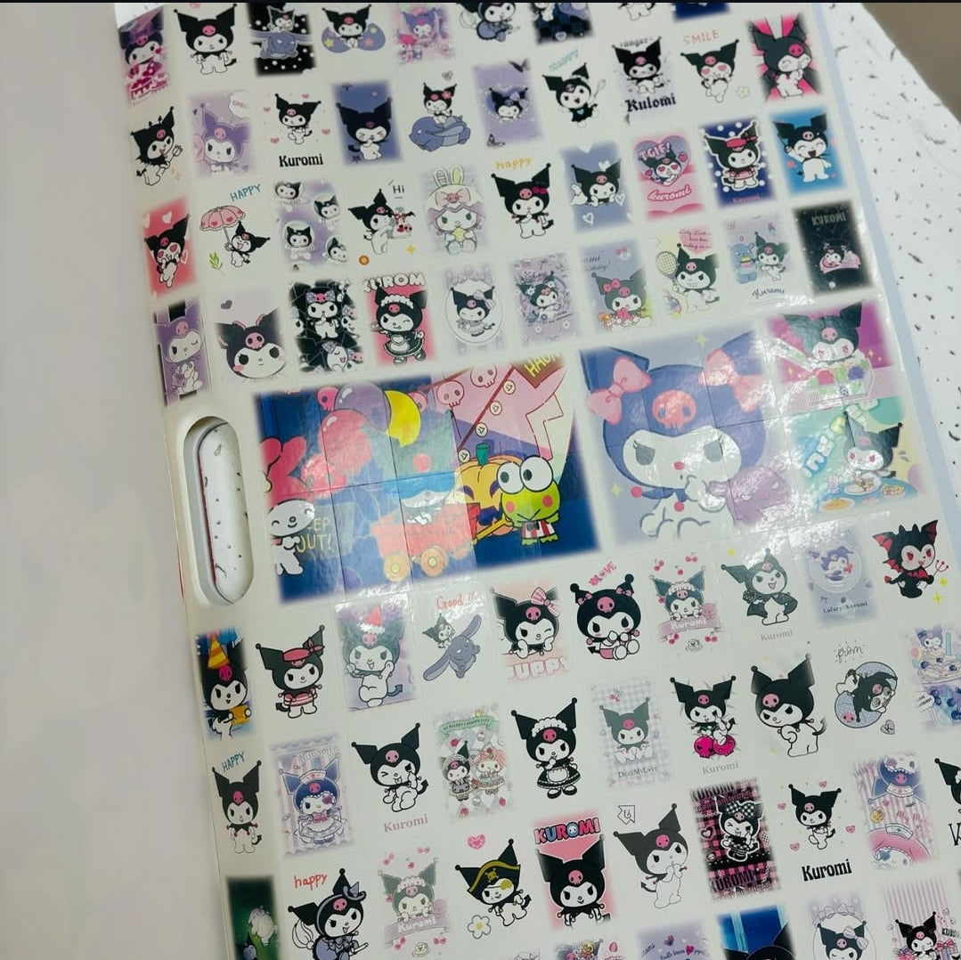 Giant 2-foot Kuromi Colouring book - Pink & Purple Edition